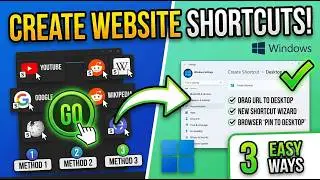 How to Create a Website Shortcut on Windows Desktop (3 Easy Ways)