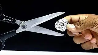 Use Aluminum Foil on scissors!!😱 Didn't expect it to be so effective, any home can use it.