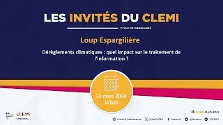 [Les invités du CLEMI] Dérèglements climatiques : quel impact sur le traitement de l’information ?