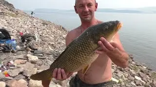 Наконец-то ТРОФЕЙНЫЙ САЗАН в этом году. Рыбалка на КВХ 2019.