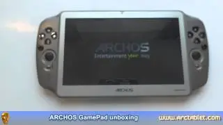 ARCHOS GamePad Android portable console unboxing