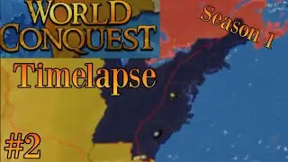 World Conquest Timelapse S1 P2 | American Revolution | Roblox