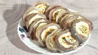 🍣 Удивительный рецепт Рулета из Сельди 🐟