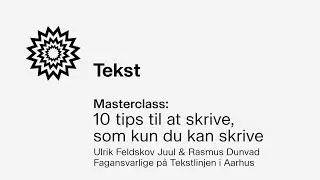 Masterclass: 10 tips til at skrive, som kun du kan skrive