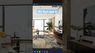 #realisticrender #ue5 real-time gi