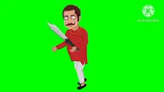 ग्रीन स्क्रीन कार्टून वीडियो नो कॉपीराइट फ्रीGreen Screen Daku Wala Video No Copyright Cartoon Video