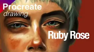 Procreate drawing Ruby Rose