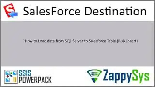 Salesforce bulk insert using SSIS - load from SQL Server