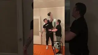 Впервые толкаю гирю 537 кг