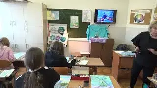 Открытый урок с 1 классом художественного отделения