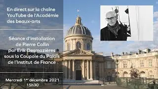 Séance d'installation de Pierre Collin