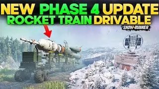 New Phase 4 Update 13 Rocket Train Drivable in SnowRunner You Need to Know