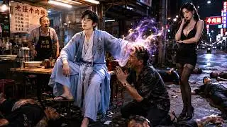 Noodle-eating guy is a hidden war god! Defeats killers in 1 second, CEO shocked and falls for him!