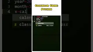 Print Calendar using Python 