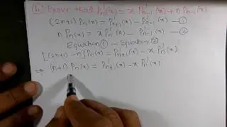Recurrence relation for Legendre polynomial 4