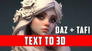 Text-to-3D Transformation: AI Joins Forces with Daz & Tafi