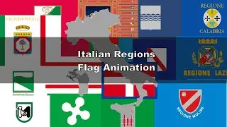 Italian Regions Flag Animation