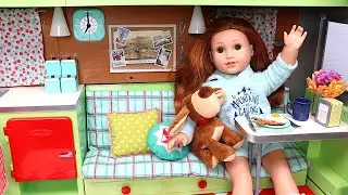 Breakfast on Wheels with My Favourite Puppy! Play Dolls