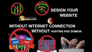 How To Create  Websites Offline |  Without Hosting And Domain  |  Using XAMPP  | Hosting Tuition