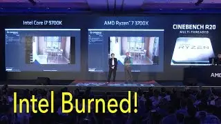 AMD Ryzen 3700x vs Intel i7 9700k, Intel ROASTED!