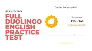 Full Duolingo English Practice Test | Test 10 | With answers