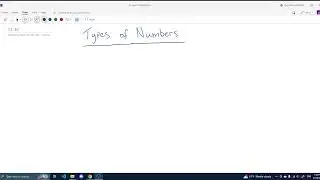 Types of Numbers