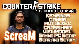 ScreaM Counter Strike Global Offensive Settings, Keybinds & Setup 2020 Update