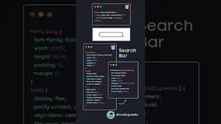 Search Bar Using HTML, CSS