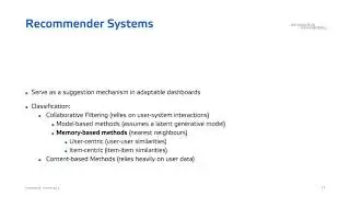 Recommender Systems: Metric Suggestion Mechanisms Applied to Adaptable Sof... (Video, ESEC/FSE 2020)