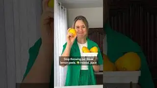 STOP throwing out lemon peels 🍋 
