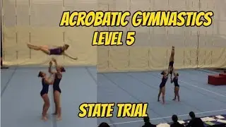 Gymnastics Acro Competition Level 5