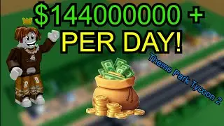 BEST Money farm for Beginners in Theme Park Tycoon 2