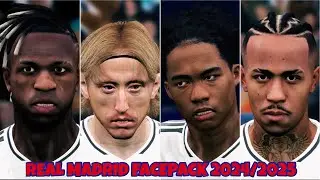 PES 2017 REAL MADRID FACEPACK 2024 2025