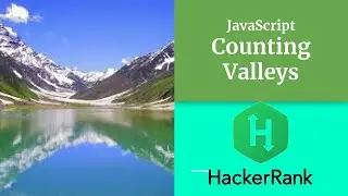 Counting Valleys - HACKERRANK - Javascript