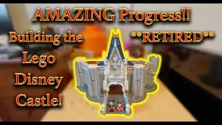 AMAZING Progress on the **RETIRED** Lego Disney Castle!!