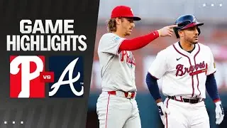 Phillies vs. Braves Game Highlights (8/20/24) | MLB Highlights