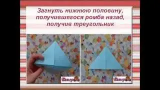 Подставка-кролик. Оригами.