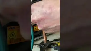 Пайка люм капы к медному фильтру.