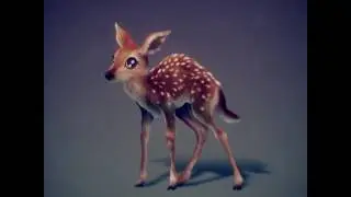 Baby Deer Rig Animated After Effects & Duik Tools