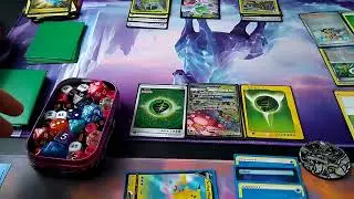 Surfing Pikachu tcg battle