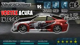 NFS Underground | Vortex Integra Slowly Conquering Olympic City