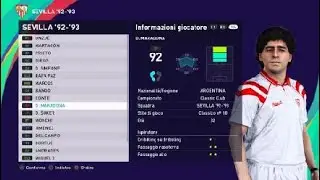 eFootball PES 2021: Sevilla '92-'93 classic team (PS4)
