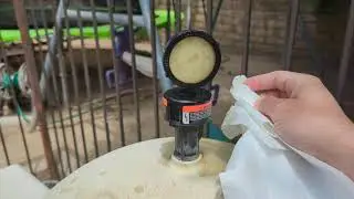 Cleaning my pool filter pressure gauge with WD40 