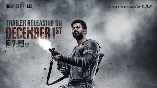 Salaar Trailer on 1 Dec | Motion Poster | Salaar Official Trailer | Prabhas | Prashanth Neel