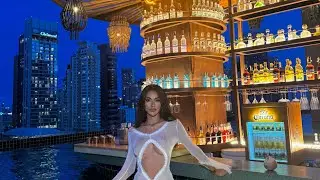 Rooftop in Bangkok #rooftopbar Tribe Sky Beach Club at Emsphere with APO