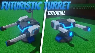 Futuristic Turret Tutorial!! - Build a Boat For Treasure