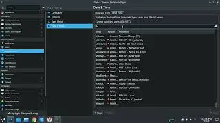 regional settings input devices appearance kde archlinux