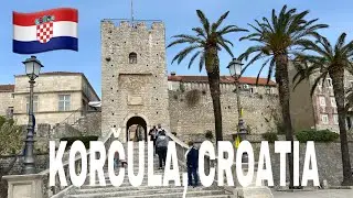 KORČULA OLD TOWN CROATIA 🇭🇷  | WALKING TOUR