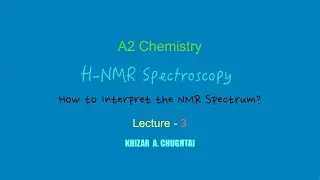 H NMR Lecture 3; A2 Chemistry (urdu)