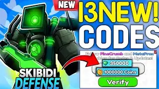 TODAY❌ALL WORKING CODES FOR SKIBIDI TOWER DEFENSE JUNE 2024! ROBLOX SKIBIDI TOWER DEFENSE CODES